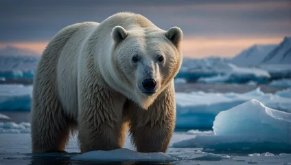 Foto auf Acrylglas Antireflex Polar Bear in its Natural Habitat © LL. Zulfakar Hidayat