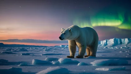 Foto op Canvas Polar Bear in its Natural Habitat © LL. Zulfakar Hidayat