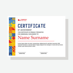 modern certificate template