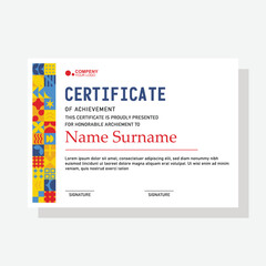 modern certificate template