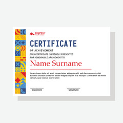 modern certificate template