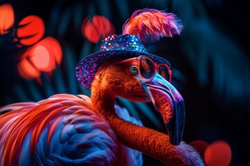 flamingo neon light 