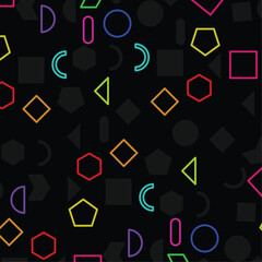 geometric shapes background design