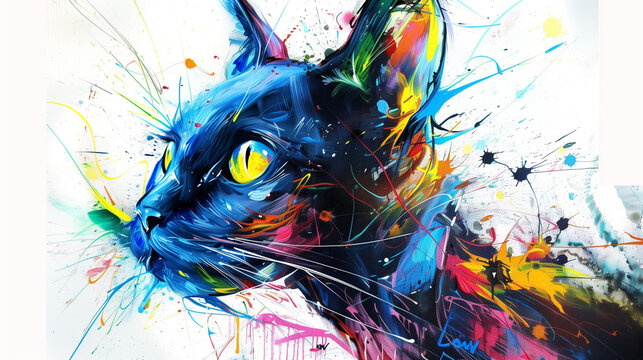Creative Cat illustration
