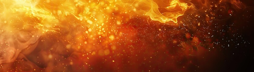A fiery abstract background, with flames and smoke creating a dramatic effect,