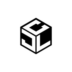 JLC letter logo design with white background in illustrator, cube logo, vector logo, modern alphabet font overlap style. calligraphy designs for logo, Poster, Invitation, etc.