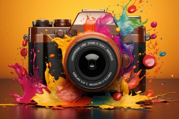 Obraz premium digital background illustration technology web, network social, website search online internet digital background