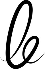 Spiral wave line or curved pattern. Graphic element