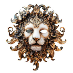 lion mask cut out