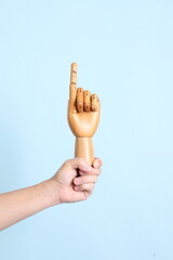 Hand of mannequin