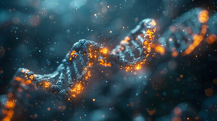 Obraz na płótnie Canvas Mitochondrial DNA