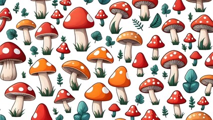 Mushrooms Wallpaper