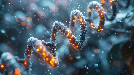 Viral DNA - obrazy, fototapety, plakaty