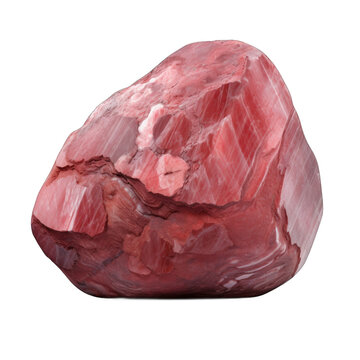 Thulite isolated on transparent background