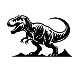 trex hand drawn vector illustration graphic asset