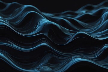 Abstract dark background, liquid waves