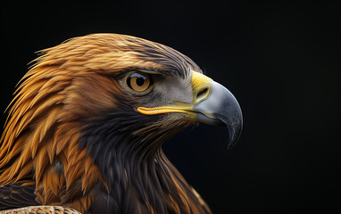 Obraz premium Close-up of the golden eagle. Aquila Chrysaetos.