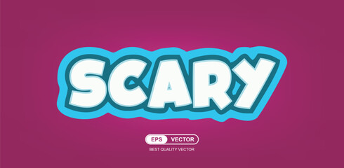 text effect with modern colors