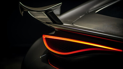 Retrofit a carbon fiber wing on a sports coupe.
