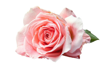 Captivated by the Allure of Pink Roses, White Background, Generative AI. Transparent PNG