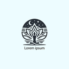 yoga logo with white background