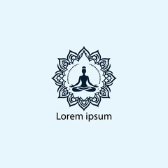 yoga logo with white background