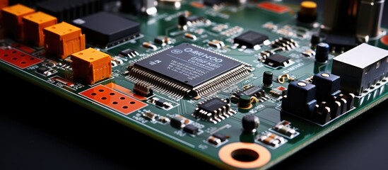 Electronic PCB microcontroller