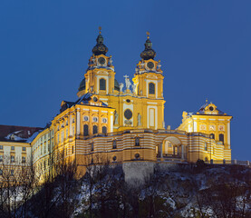 Benediktinerkloster Stift Melk, Melk an der Donau, Wachau,  Niederösterreich, Österreich