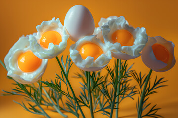Kwitnące Jajecznice - obrazy, fototapety, plakaty
