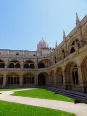 Fototapeta na wymiar Portugal, ville de Lisbonne, Monastère des Hiéronymites