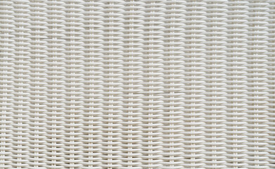 White wicker close up texture background