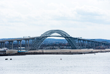 Bayonne Bridge, view from the Newark Bay.