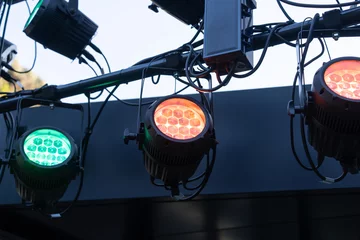 Zelfklevend Fotobehang Stage lights  © naka
