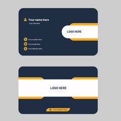Business card design template, Clean professional business card template, visiting card, business card template.

