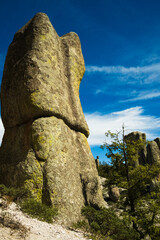 Mexico Chihuahua Creel Monk stone valley natural landmark landscape travel destination vertical close up stone 