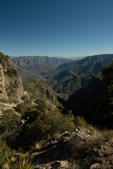 urique canyon copper mexico chihuahua aerial landscape geologic rock formation travel destination 