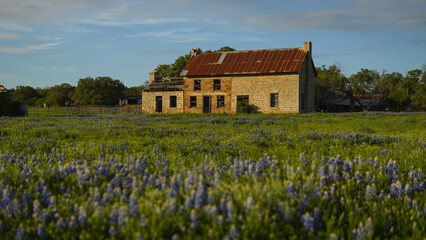 Bluebonnet House in Marble Falls, Texas, USA