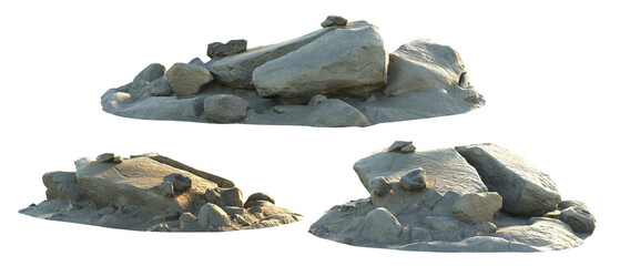 sandstone boulder, sandstone boulder png, sandstone boulder isolatem, rock, stone © Diem