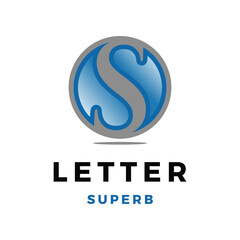 Initial Letter S Icon Logo Design Template