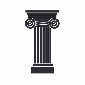 minimalistic pillar icon