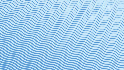 Blue wave stripes line abstract background vector image	
