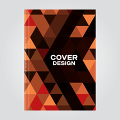 Geometric design, flat triangle style, creative modern design for presentations and advertising