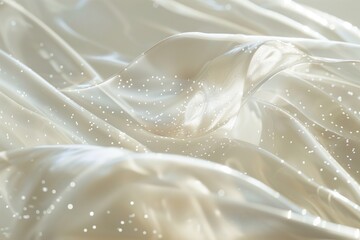 Luminous ribbons of beauty cream weaving through a glistening expanse, radiating an aura of refined luxury. - obrazy, fototapety, plakaty