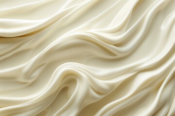 Ripples of creamy perfection spreading across a pristine canvas, capturing the essence of pure elegance.