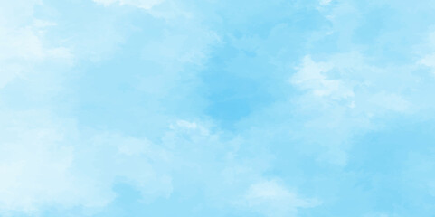 Fototapeta premium Blue sky with cloud .Beautiful blue sky with white clouds .bright cloud cover in the sun calm clear winter air background .gradient light white background. 