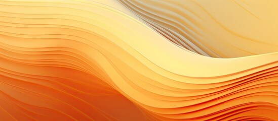 Close-up of vibrant yellow and orange abstract design