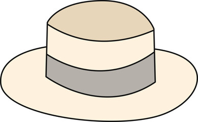 Cute Hat Cartoon Illustration