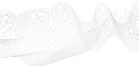 Abstract white digital blend wave lines and technology background. Modern white flowing wave lines and glowing moving lines. Futuristic technology and sound wave lines background.