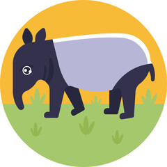 Representing the Tapir as a trailblazer of Brazil's biodiversity, this icon celebrates its significance as an emblem of conservation efforts in the country.