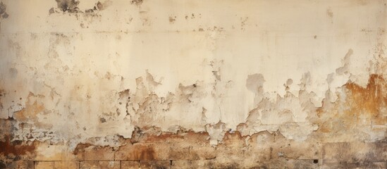 Weathered wall and fire hydrant - obrazy, fototapety, plakaty